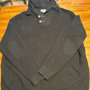 Duluth Trading Co Black Turtleneck Sweater